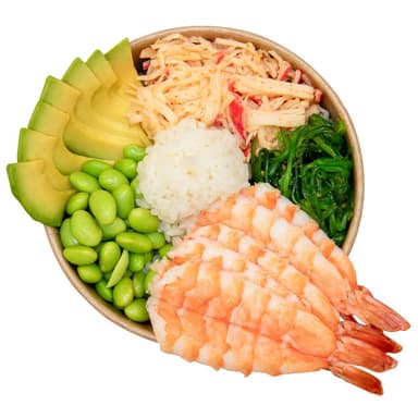 Bowl W Prawns