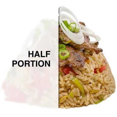 Rice with Beef Half Portion