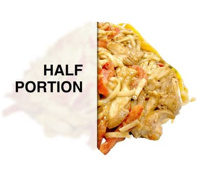 Noodles with Chicken Half Portion
